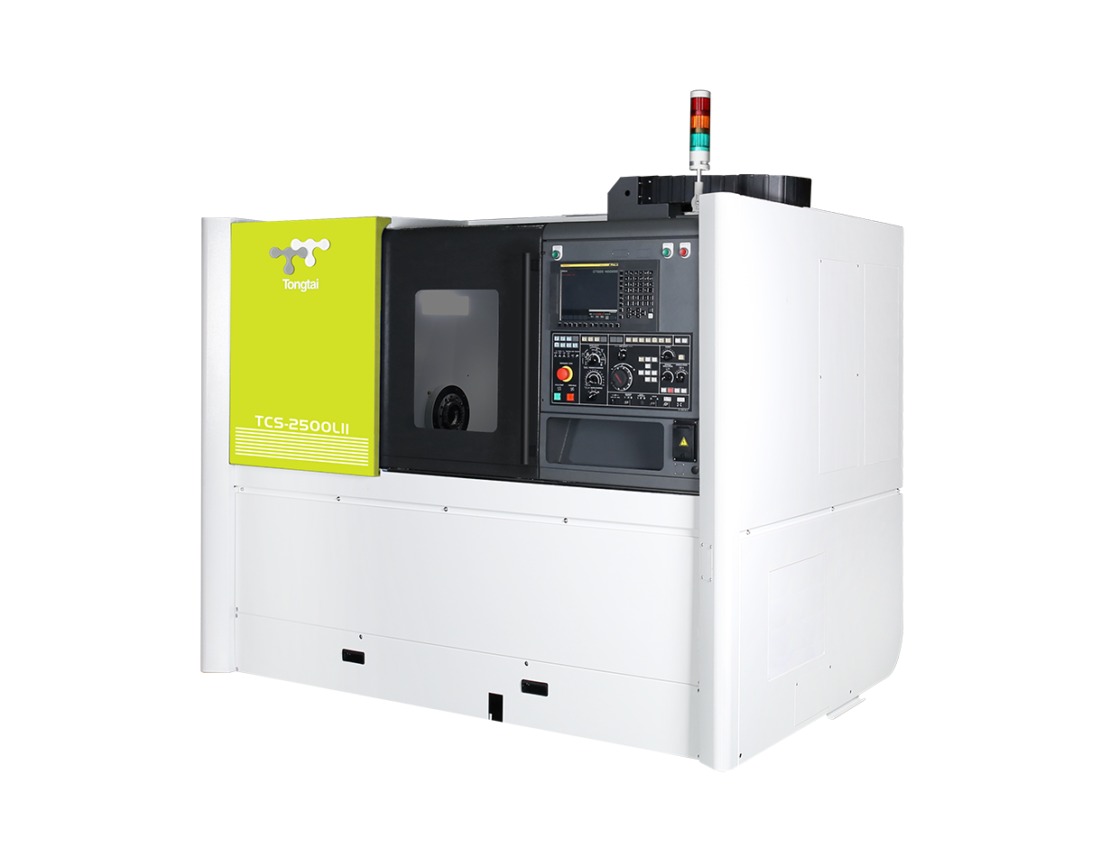 CNC Lathe-TCS-2500LII-angle-green